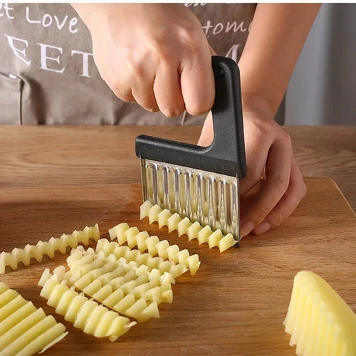 Crinkle cutter stainless steel - cutter,