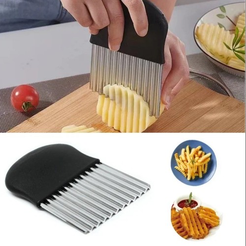 Crinkle cutter wavy vegetable - crinkle,