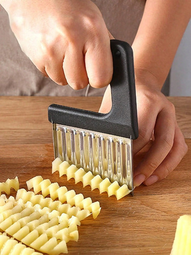Crinkle cutter stainless steel - crinkle,