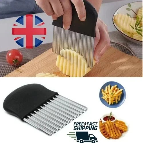 Crinkle cutter stainless steel - crinkle,