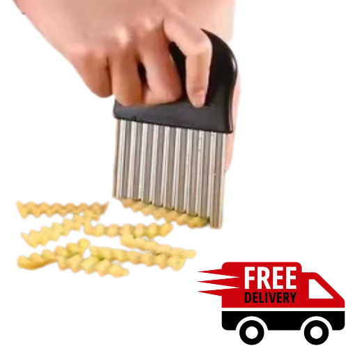 Potato chip crinkle cutter - crinkle,