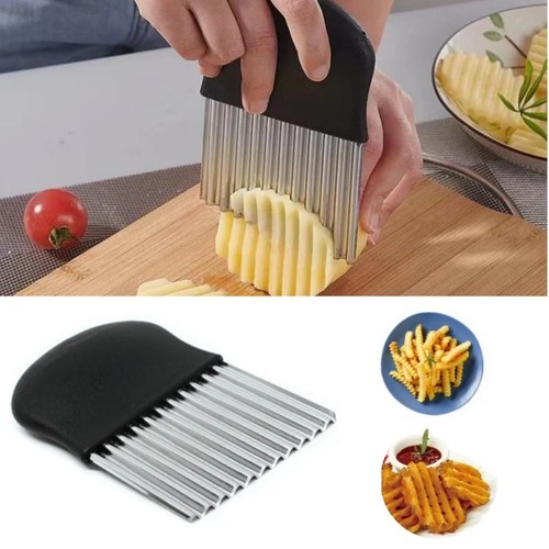 New crinkle cutter stainless - cutter,