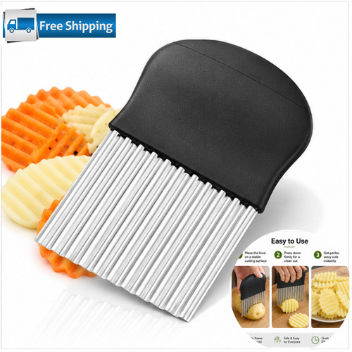 Crinkle cutter wavy vegetable - crinkle,