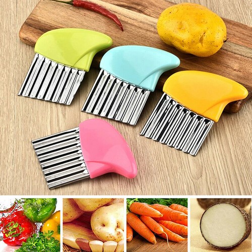 Crinkle cutter wavy vegetable - cutter,
